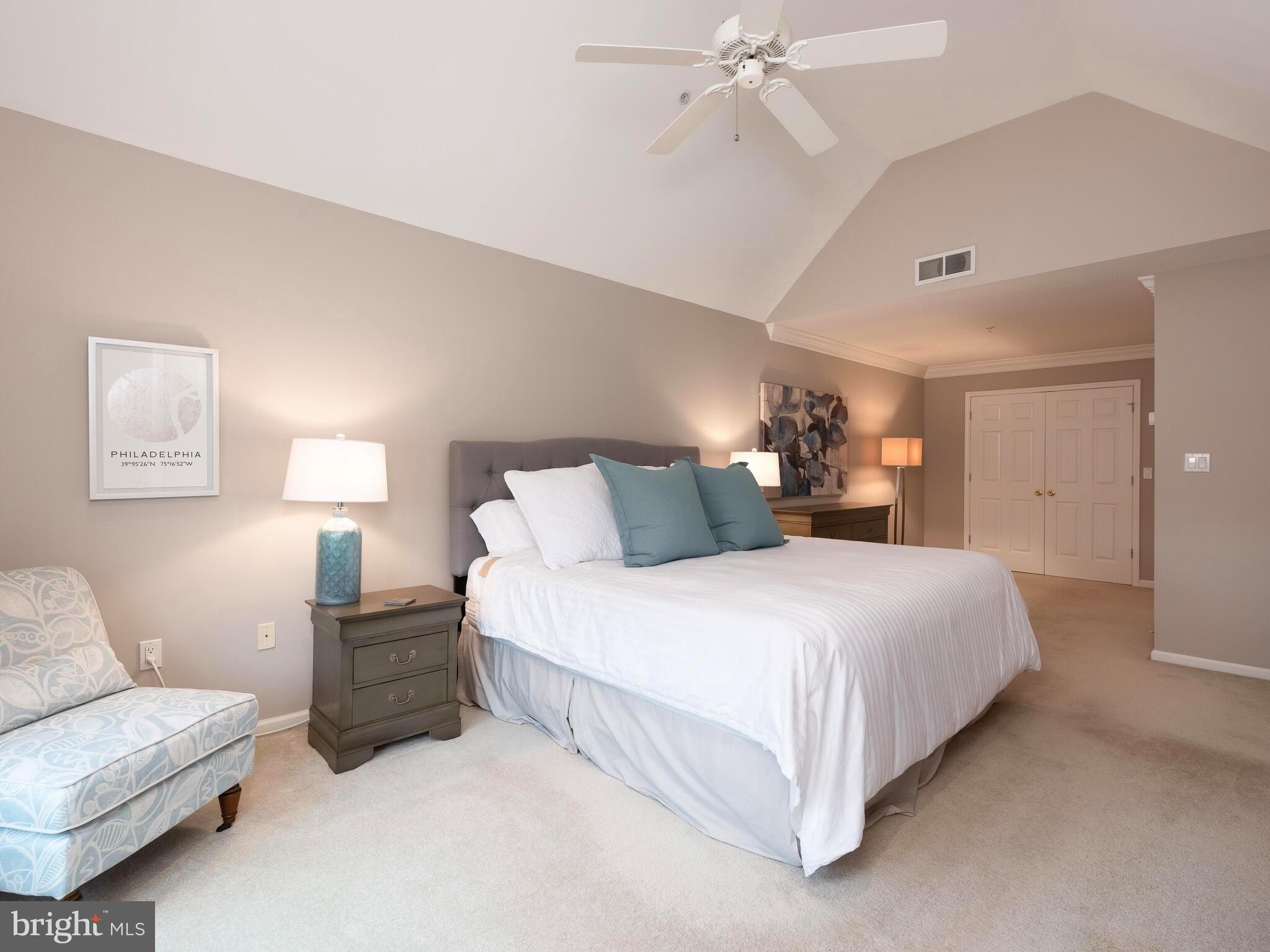 1146 Brian's Way Wayne, PA 19087 - Photo 20 of 34 Master Bedroom w/ Ceiling Fan
