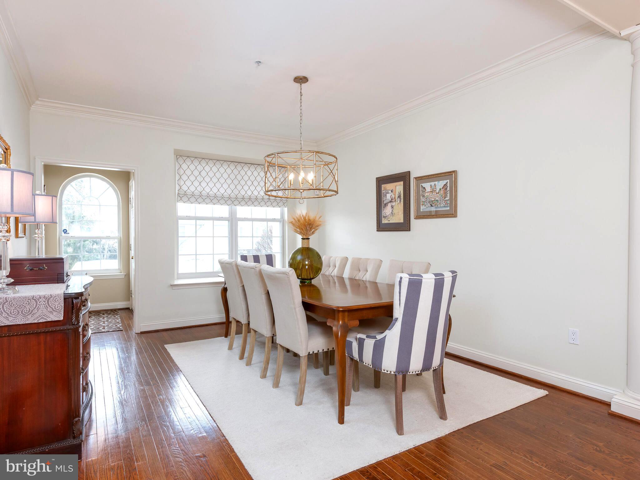 1146 Brian's Way Wayne, PA 19087 - Photo 3 of 34 Dining Room -Custom Roman Blind