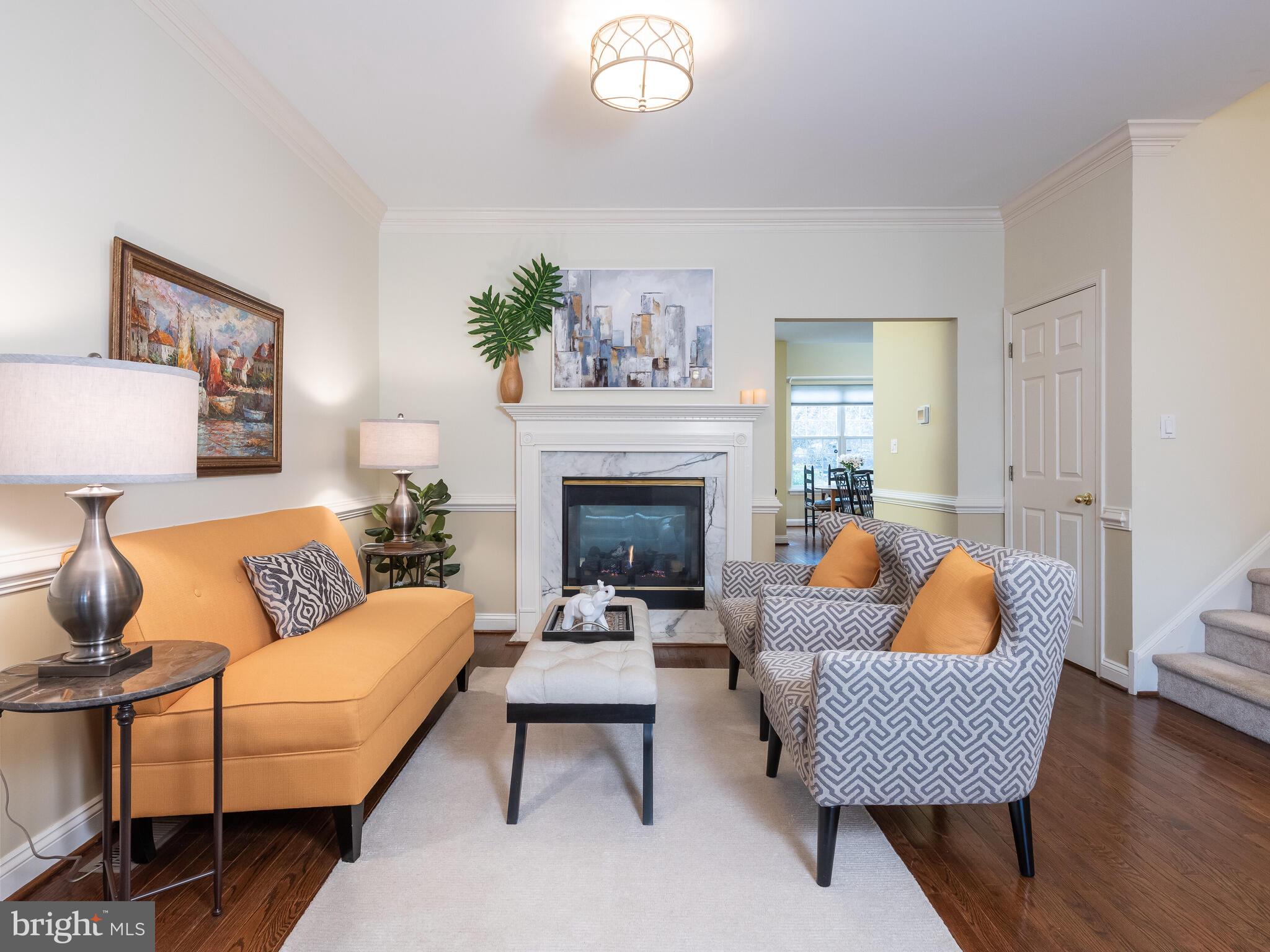 1146 Brian's Way Wayne, PA 19087 - Photo 6 of 34 Living Rm w/ Gas Fireplace