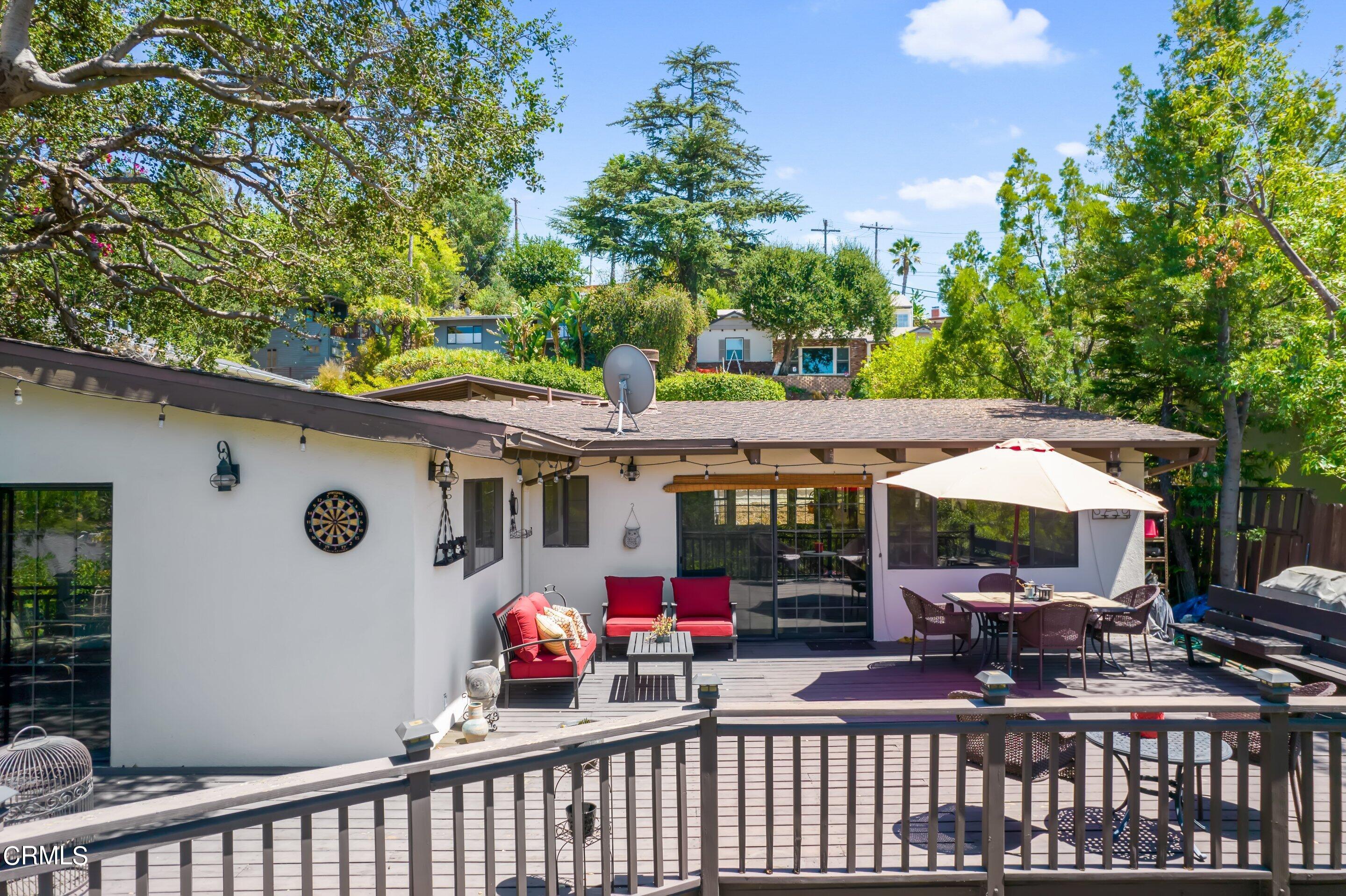 343 Cherry Drive Pasadena, CA 91105 - Photo 12 of 33 a view of outdoor seating and kitchen