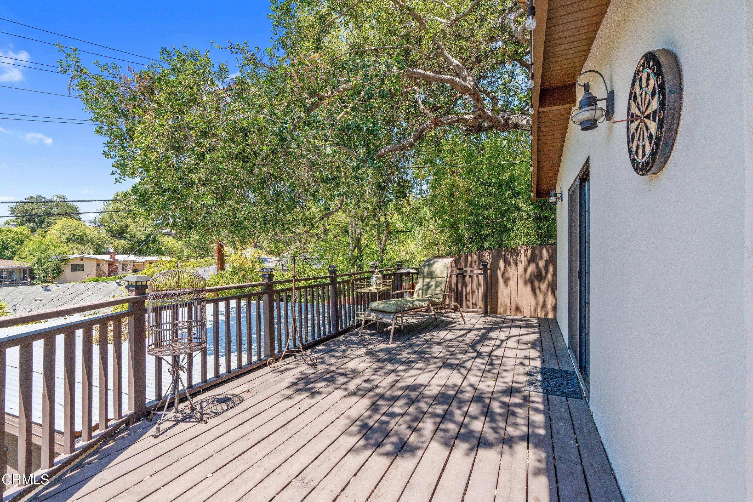 343 Cherry Drive Pasadena, CA 91105 - Photo 25 of 33 a view of balcony with wooden floor
