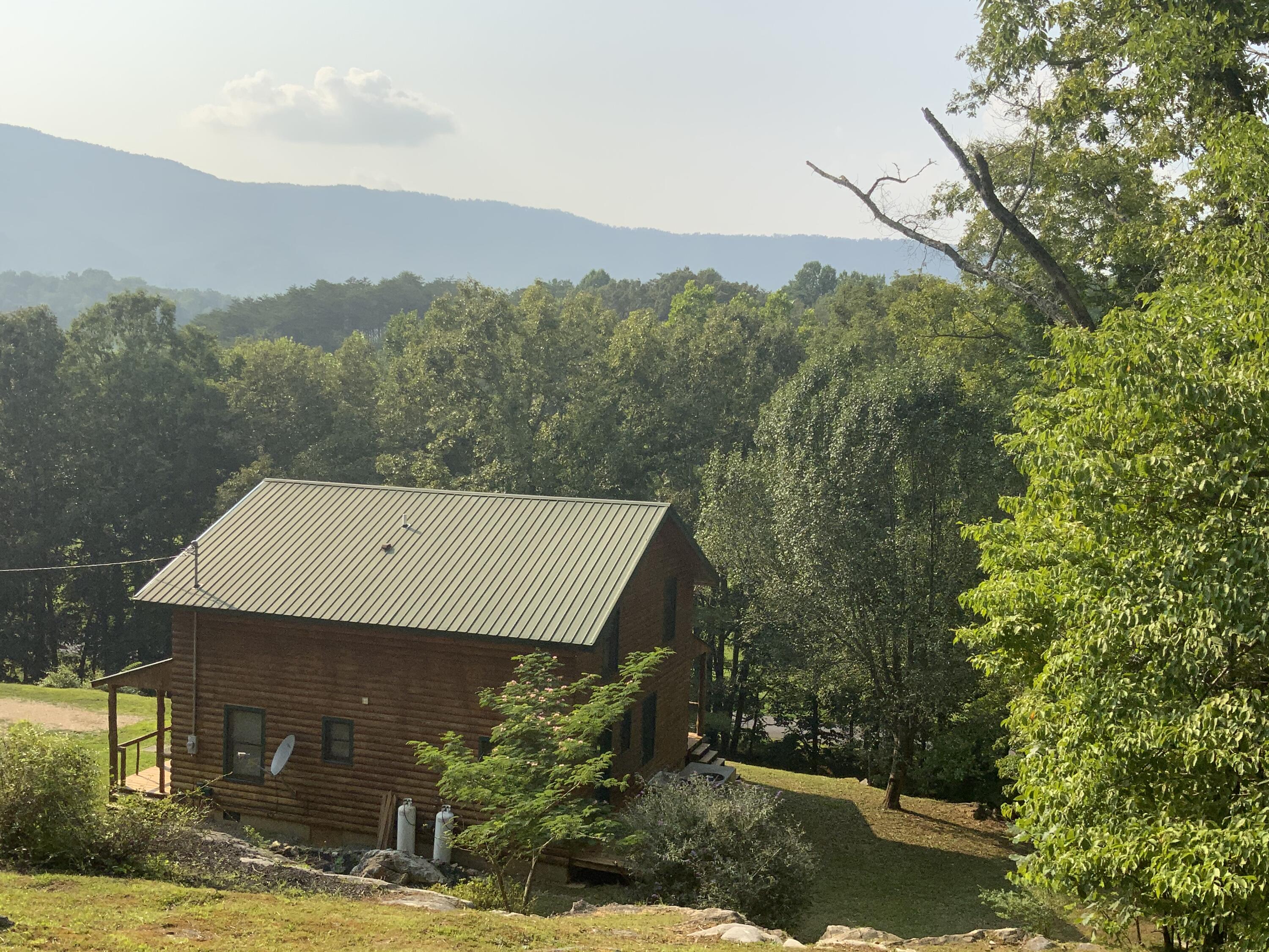 389 McGaha Chapel Road Cosby, TN 37722 - Photo 5 of 40 Rear View / Mountain View