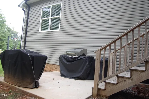 a view of a chairs in the balcony