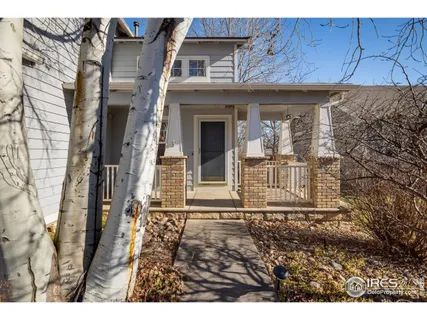 a front view of a house with a glass door