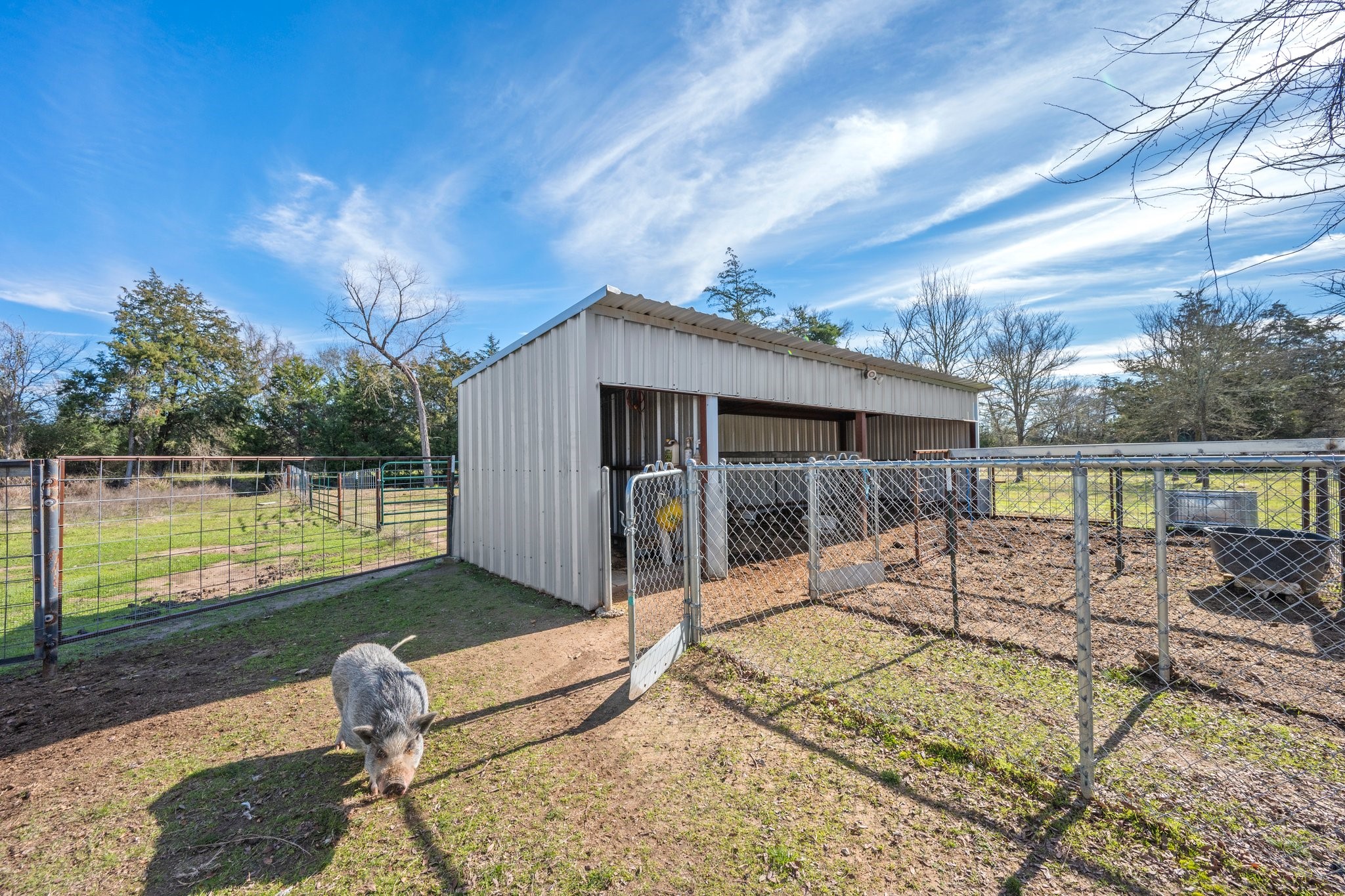 7754 Edge Cut Off Road Hearne, TX 77859 - Photo 44 of 50 a view of a swimming pool with a patio and a yard
