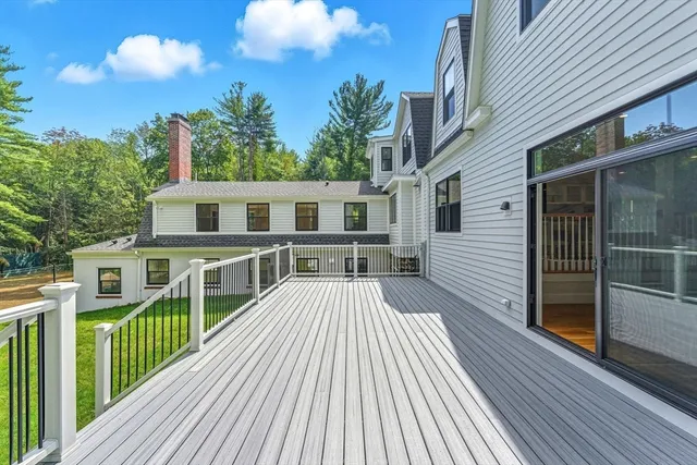 a view of a house with a roof deck
