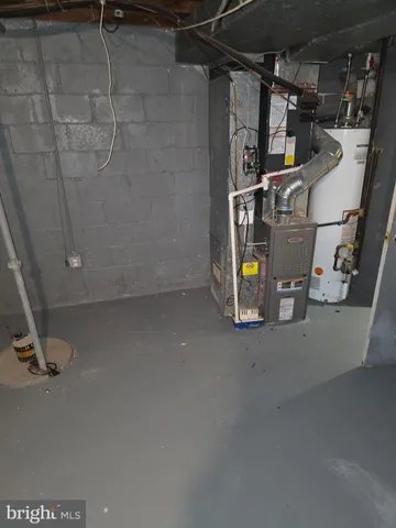 a view of water heater room