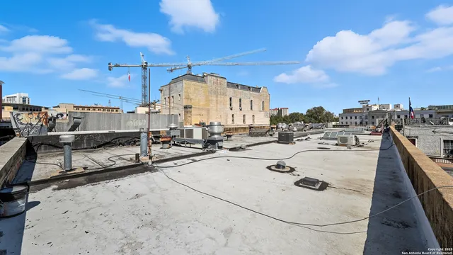 a view of a terrace with chairs