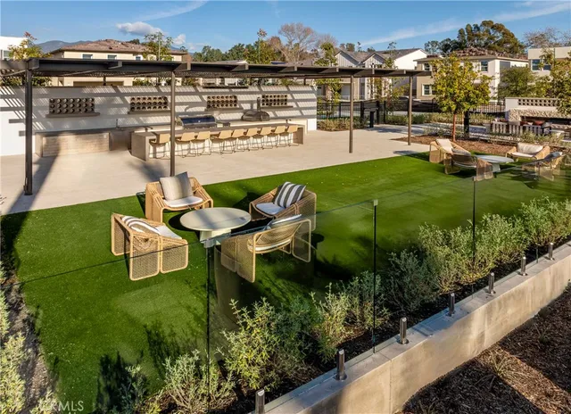 a view of a chairs and table on the terrace
