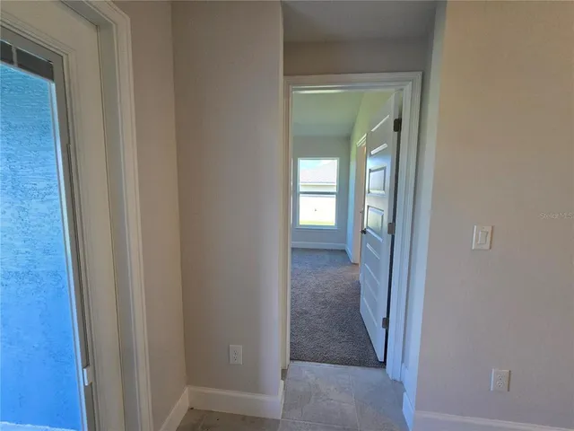 wooden floor and closet area
