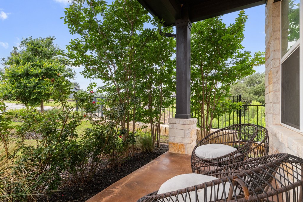 305 Avena Trail Austin, TX 78738 - Photo 17 of 40 Covered front porch - a perfect spot for enjoying your morning coffee.