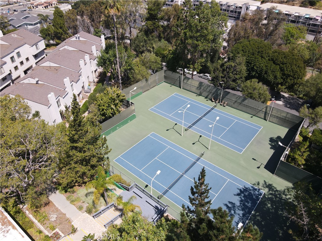 3604 West Estates Lane, Unit 114 Rolling Hills Estates, CA 90274 - Photo 55 of 59 an aerial view of a house with a yard