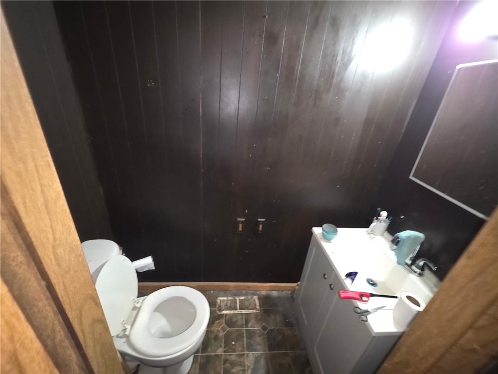 676 Hog Liver Road Carrollton, GA 30117 - Photo 5 of 21 a bathroom with a toilet and a mirror