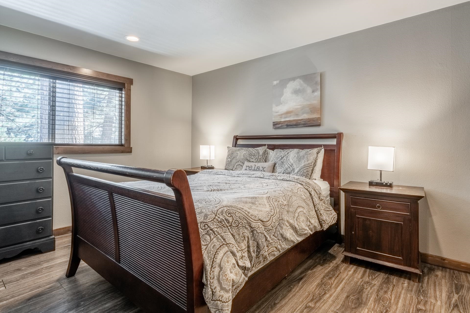 2499 Sierra Nevada Road, Unit S1 Mammoth Lakes, CA 93546 - Photo 18 of 38 Bedroom featuring baseboards and wood finished floors