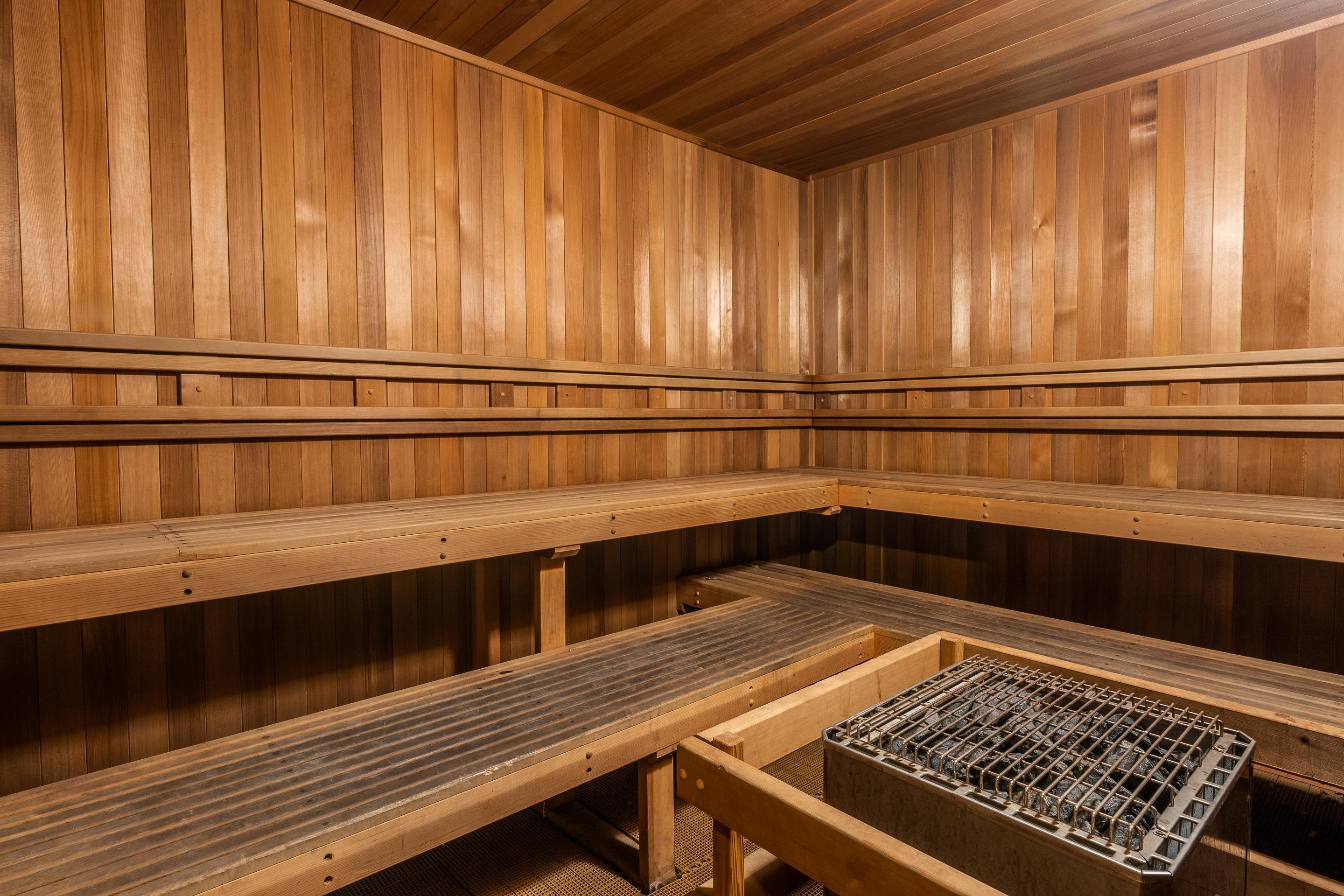 2499 Sierra Nevada Road, Unit S1 Mammoth Lakes, CA 93546 - Photo 30 of 38 Relaxing sauna / steam room featuring wood ceiling and wood walls