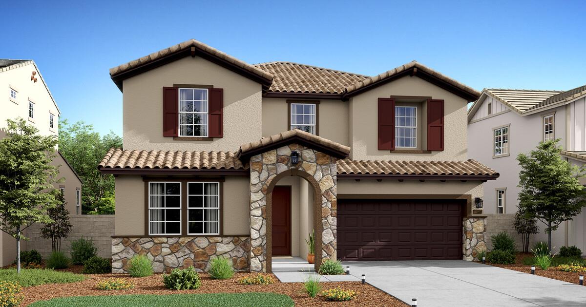 Macon plan rendering, Tuscan exterior.