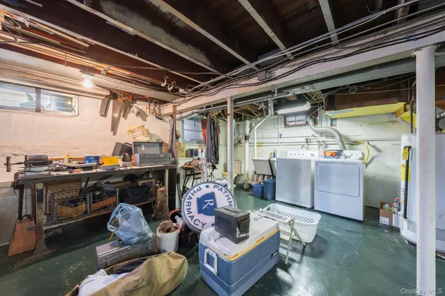 a view of storage and utility room