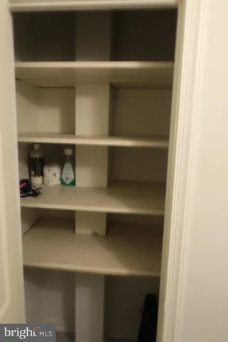 a view of storage and utility room