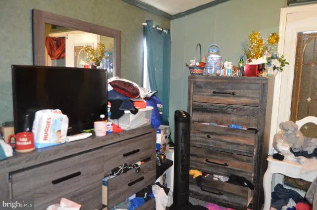 a room with storage and utility