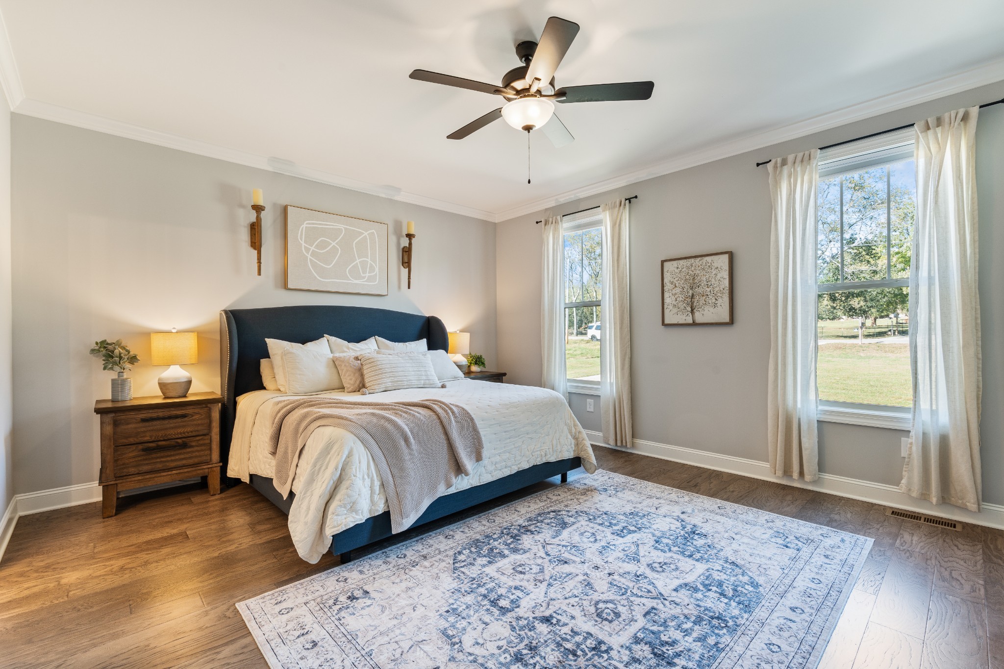 2070 Hamilton Chambers Road Lebanon, TN 37087 - Photo 17 of 43 a bedroom with a large bed and a window