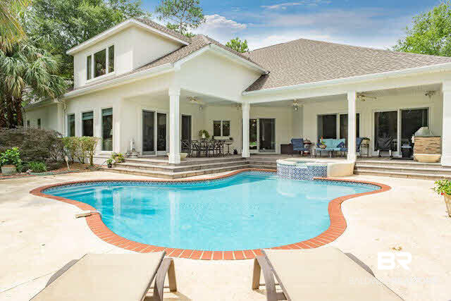 123 Old Mill Road Fairhope, AL 36532 - Photo 23 of 26 Gunite Pool &Hot Tub