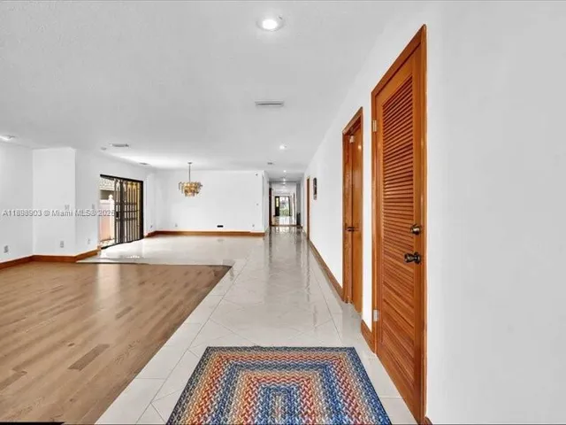 a view interior of a house with wooden floor