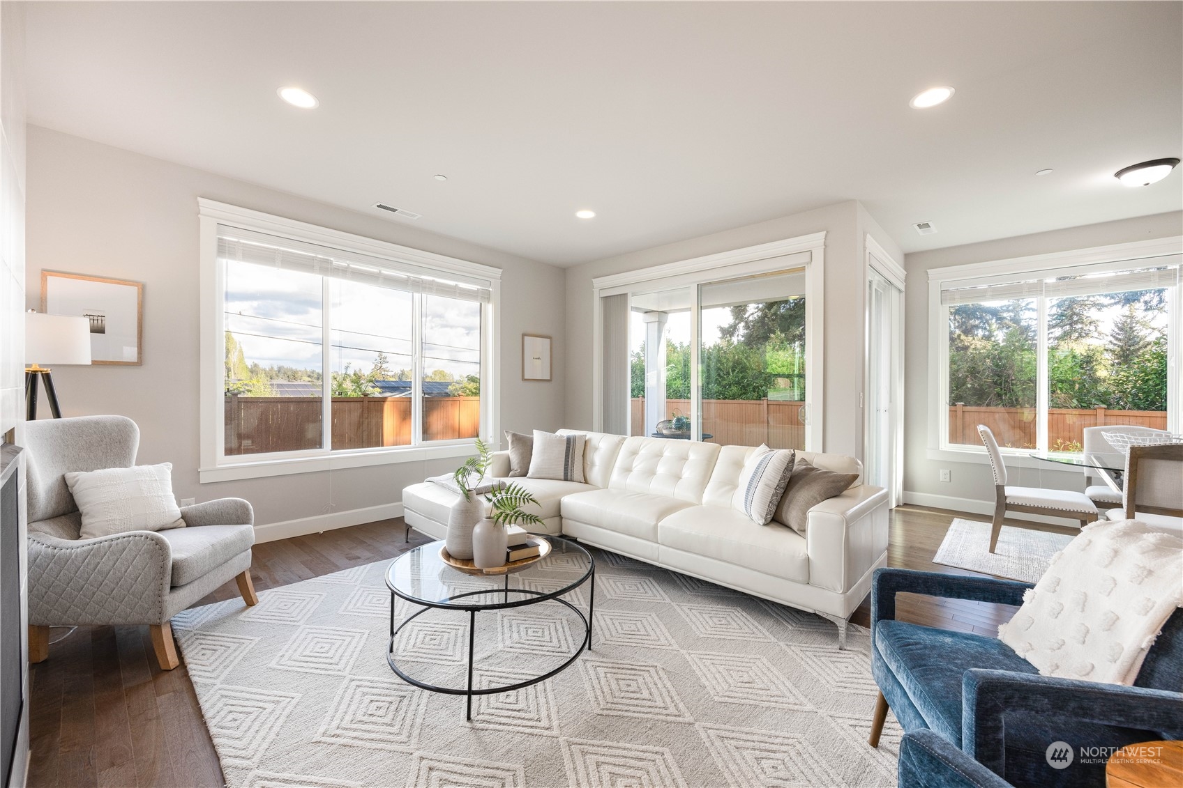 234 239th Street Southeast Bothell, WA 98021 - Photo 7 of 38 a living room with furniture and a large window