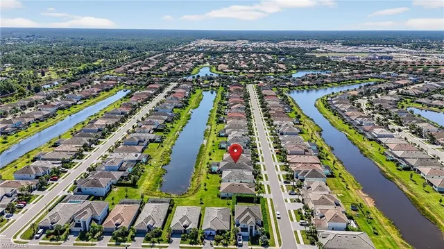 an aerial view of city