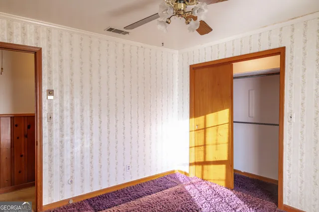 a view of a yard in front of a house