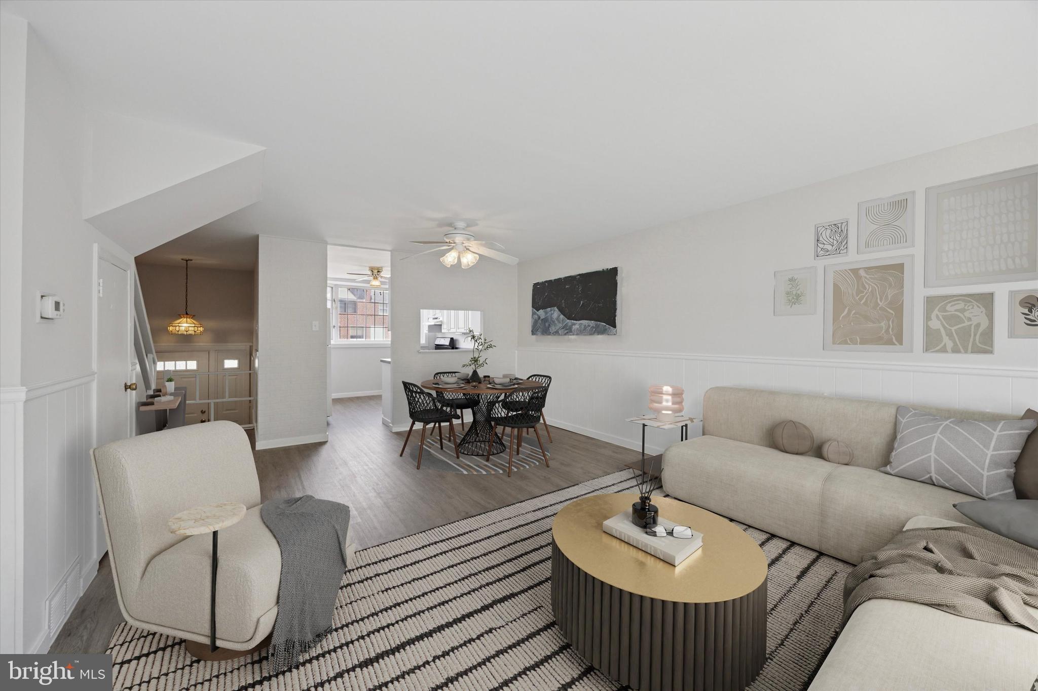 12136 Sweet Briar Road Philadelphia, PA 19154 - Photo 2 of 33 a living room with furniture and a table