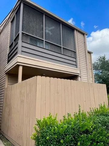 a view of a house with a window