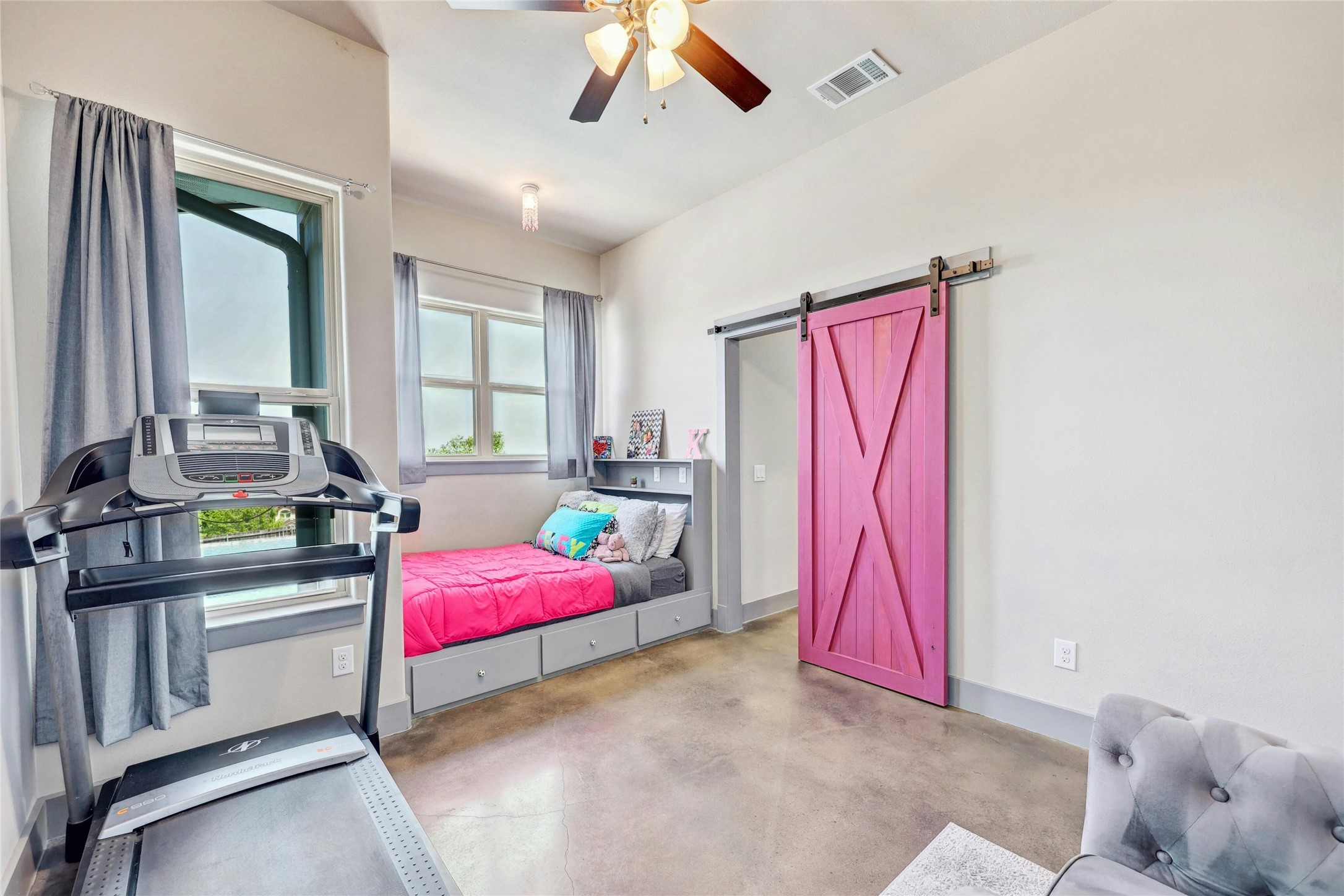 20117 Haystack Cove Spicewood, TX 78669 - Photo 24 of 40 Another custom bed and another large guest or kid room.