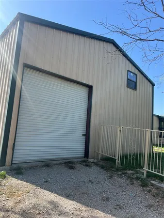 a backyard of a house