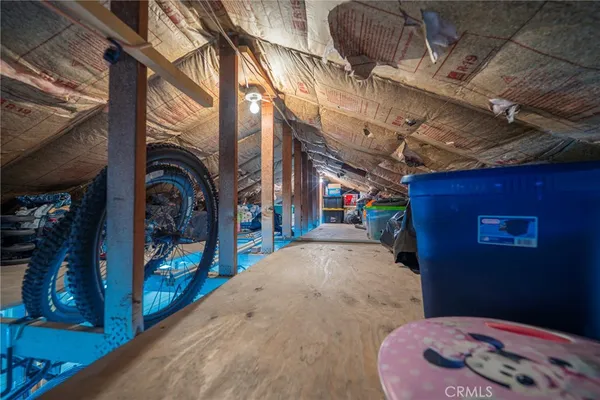 a view of storage and utility room