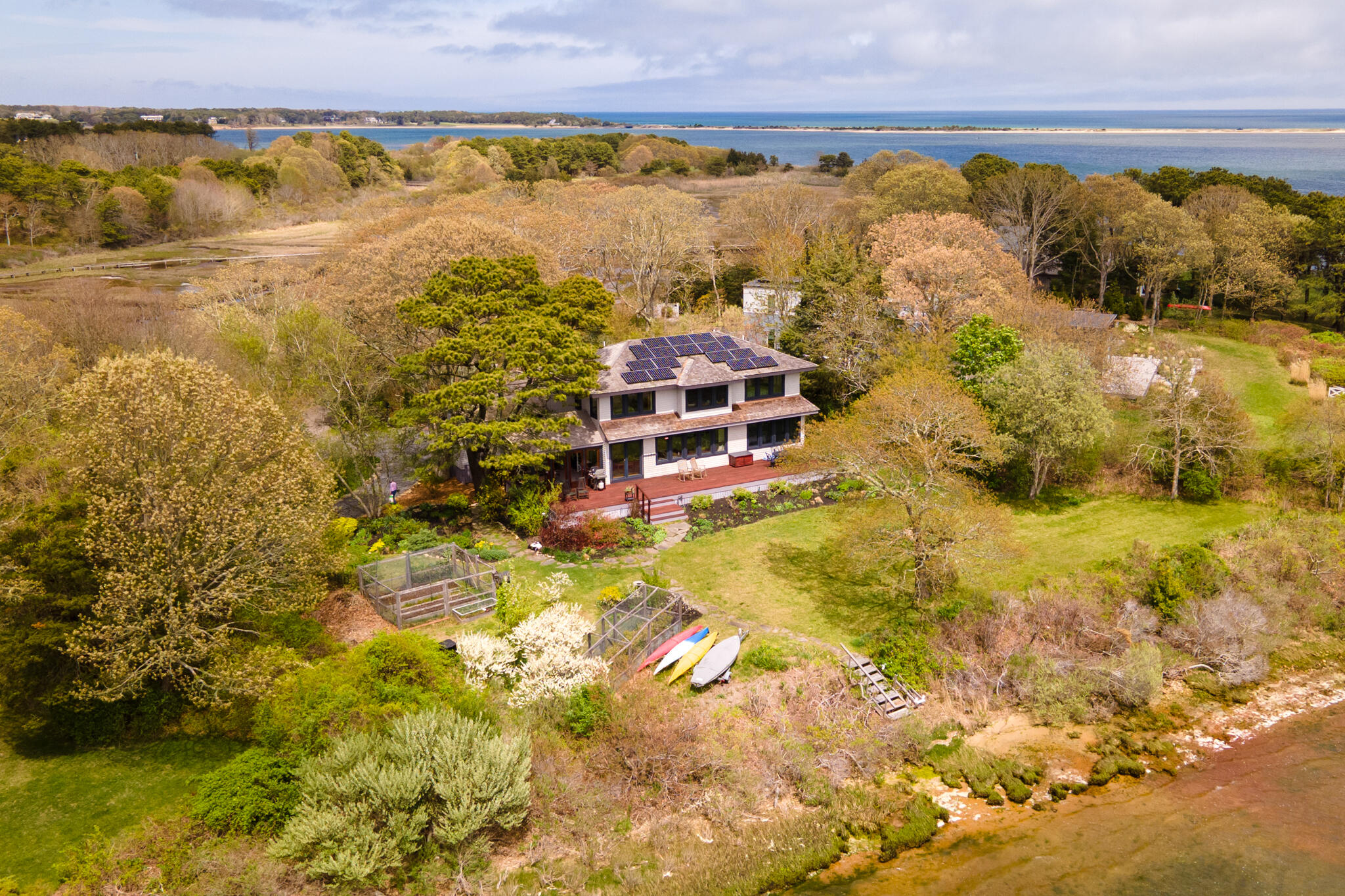 39 Sengekontacket Road Oak Bluffs, MA 02557 - Photo 2 of 32 a view of lake view and mountain