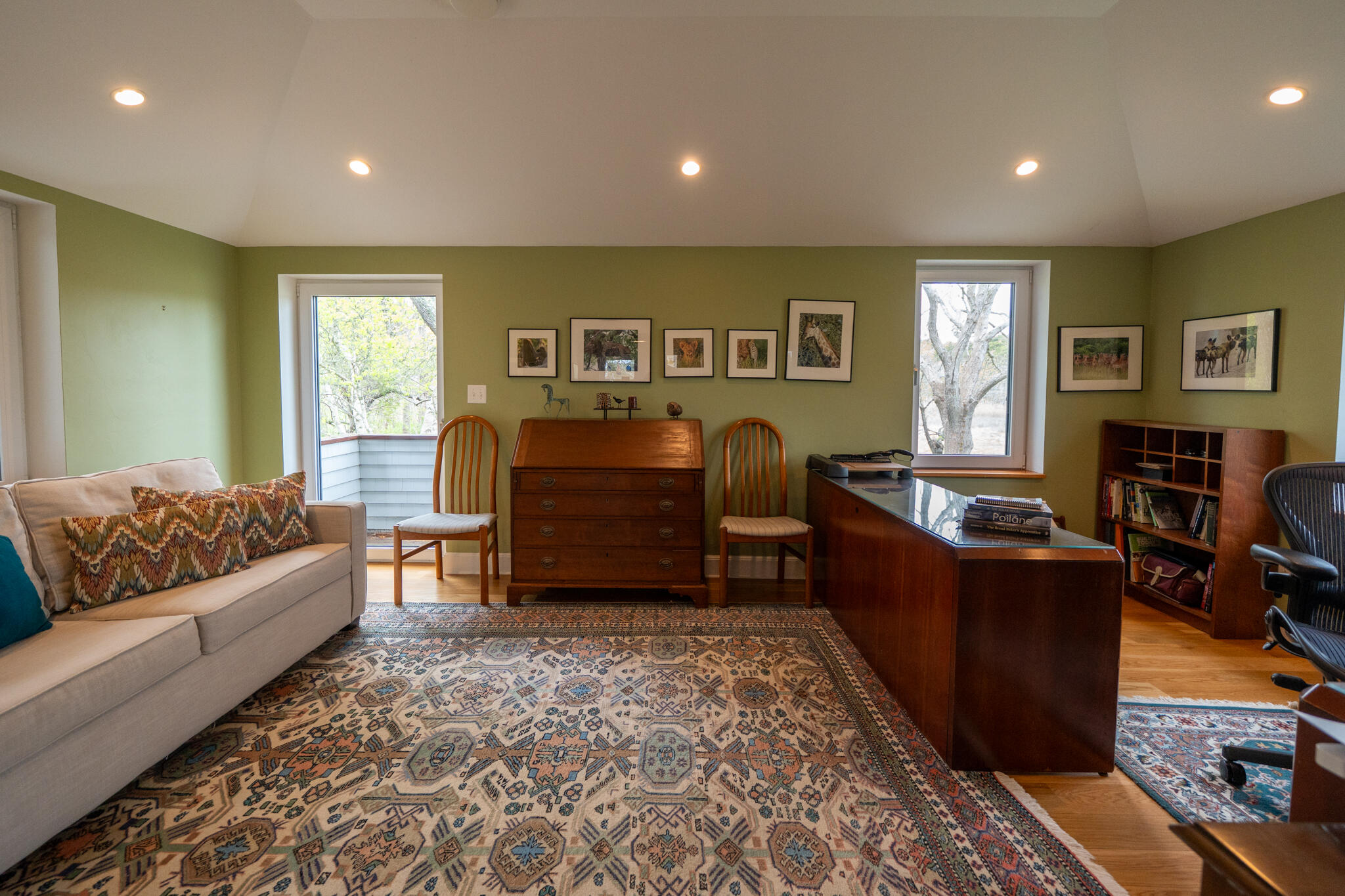 39 Sengekontacket Road Oak Bluffs, MA 02557 - Photo 7 of 32 a living room with furniture and a flat screen tv