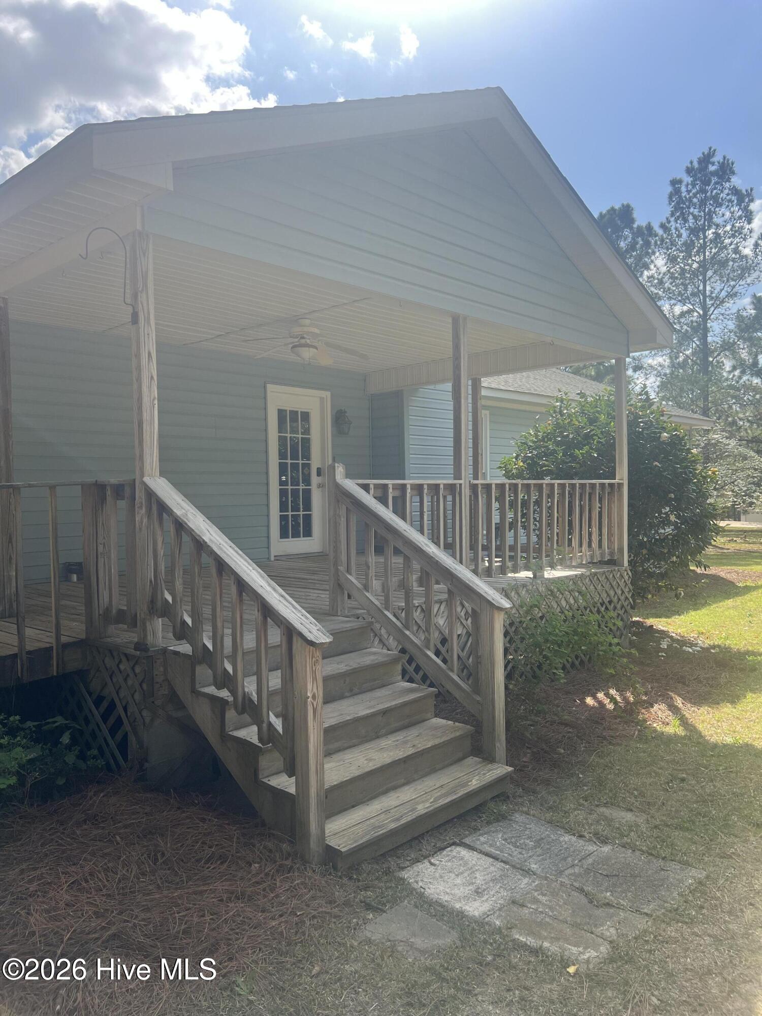 148 Dixie Trail Hamlet, NC 28345 - Photo 18 of 22 Back Deck