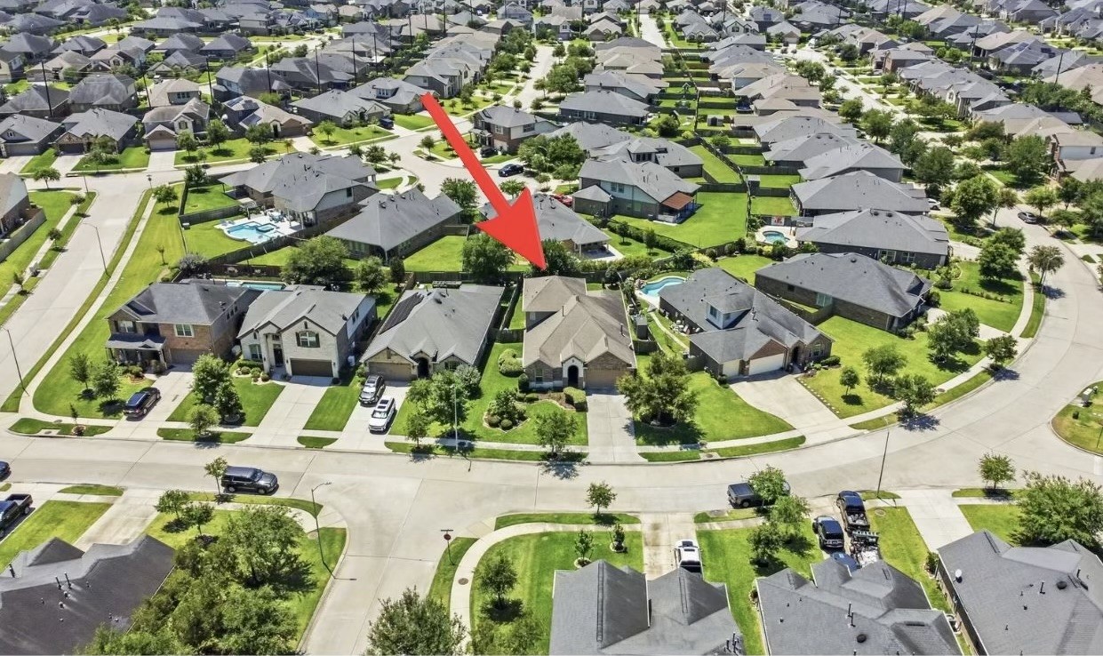 3900 Enchanted Timbers Lane Spring, TX 77386 - Photo 38 of 49 an aerial view of residential house with outdoor space