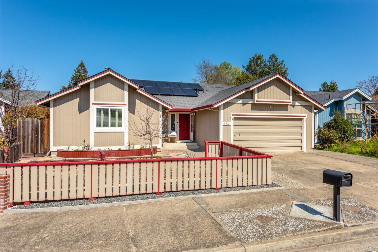 2261 Coventry Court Santa Rosa, CA 95401 - Photo 1 of 28 a view of a house with wooden fence