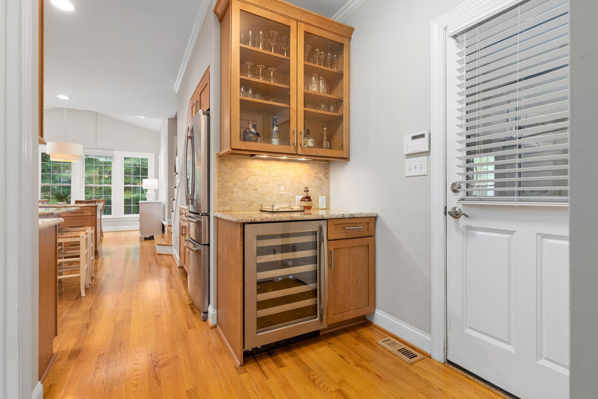111 Raphael Drive Cary, NC 27511 - Photo 22 of 54 Wine Refrigerator/Bar Area