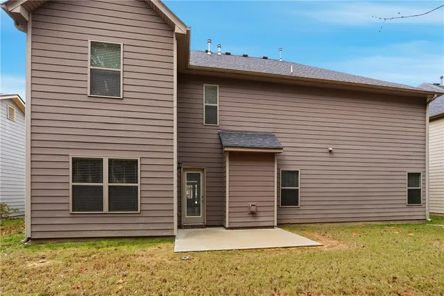 a view of a house with a window