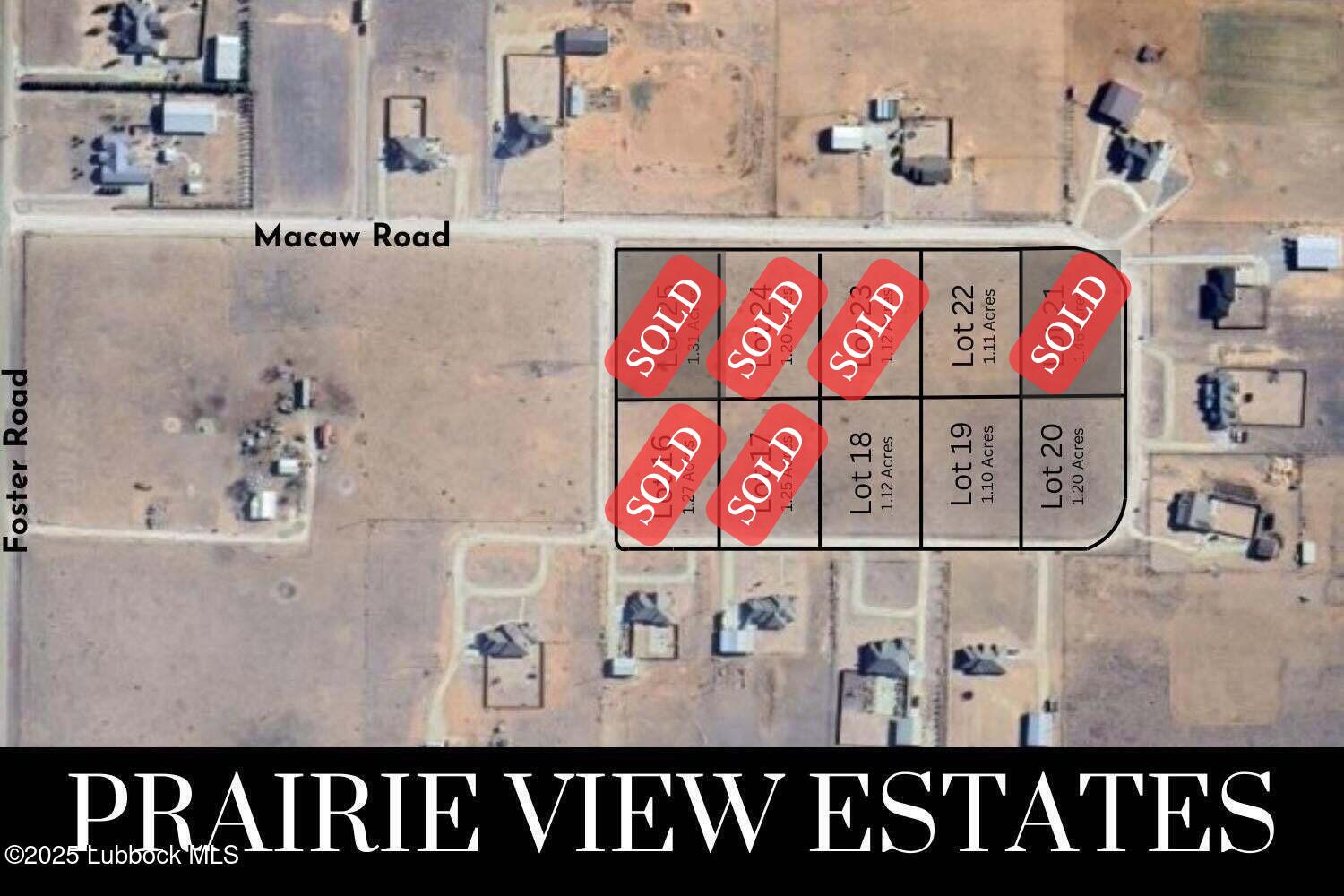 Prairie View Estates Plat Map