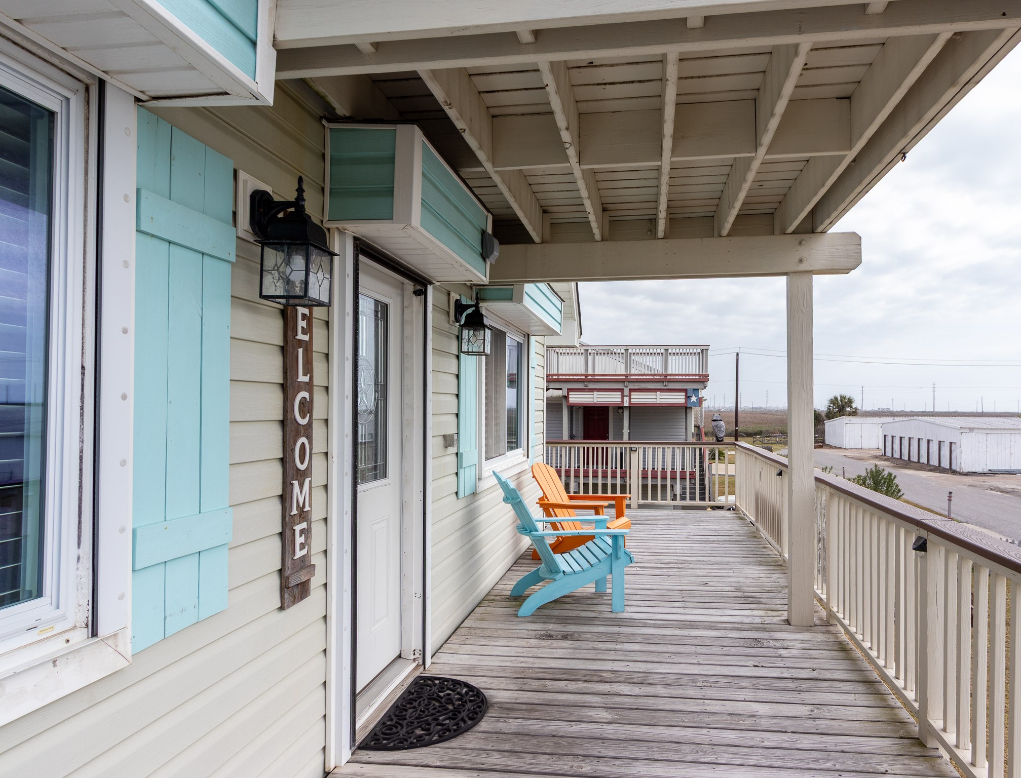 16518 Jean Lafitte Road Jamaica Beach, TX 77554 - Photo 4 of 43 a view of a roof deck