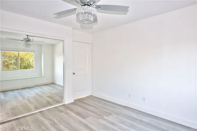 an empty room with a view of a room