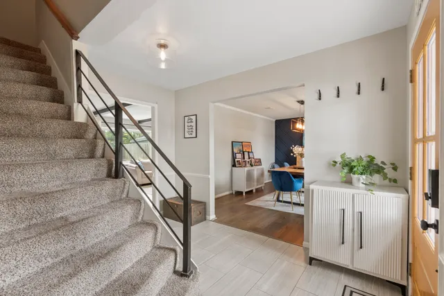 a view of entryway and hall