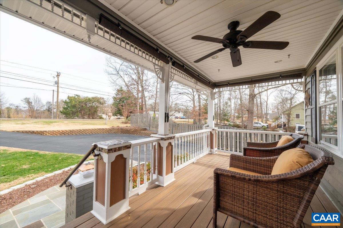 716 Preddy Creek Road Barboursville, VA 22923 - Photo 60 of 73 a view of a porch with furniture and a yard