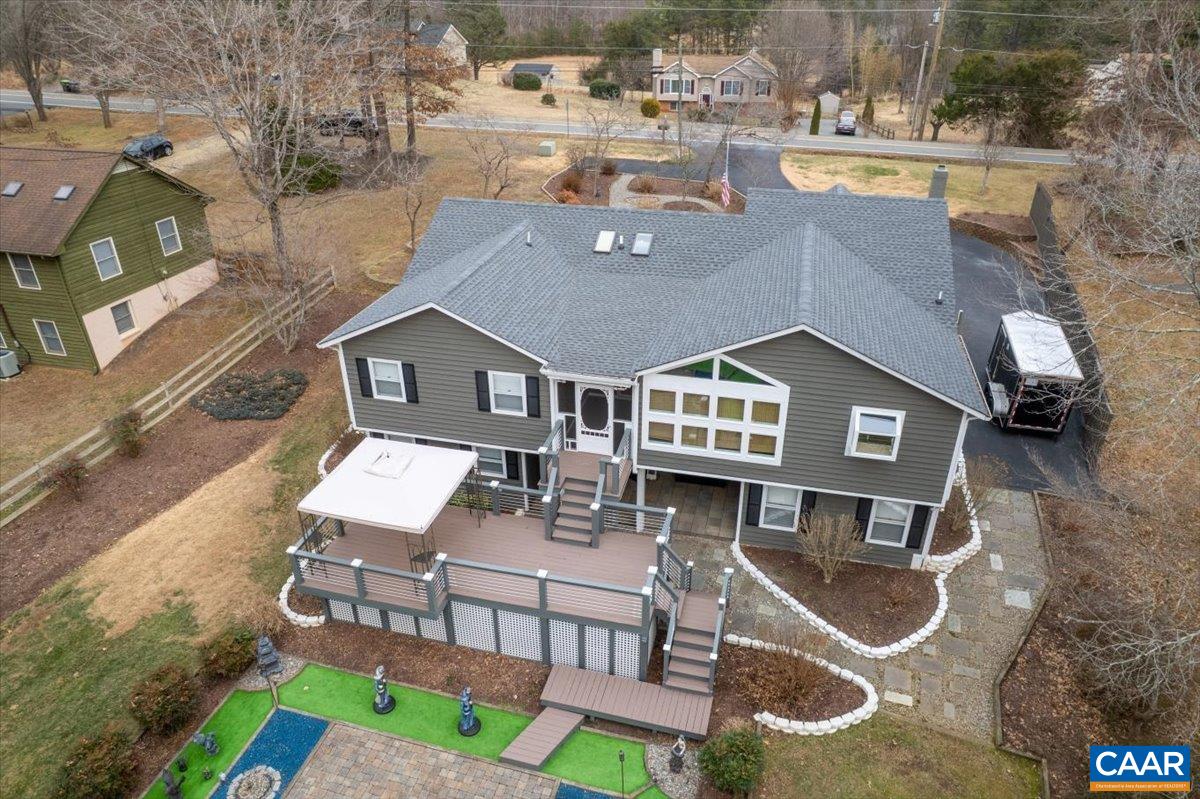 716 Preddy Creek Road Barboursville, VA 22923 - Photo 65 of 73 an aerial view of a house with a yard
