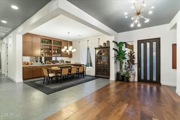 a view of a livingroom with furniture and window