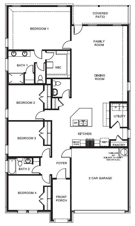 2812 McCormick Street Denton, TX 76205 - Photo 29 of 29 D.R. Horton's Kingbird- All Home and community information, including pricing, included features, terms, availability and amenities, are subject to change at any time without notice or obligation. All Drawings, pictures, photographs, video, square footages, floor plans, elevations, features, colors and sizes are approximate for illustration purposes only and will vary from the homes as built.