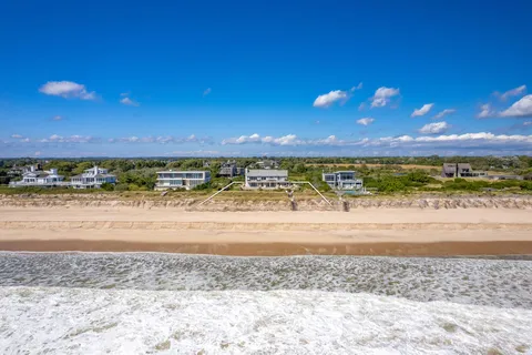 a view of an ocean beach